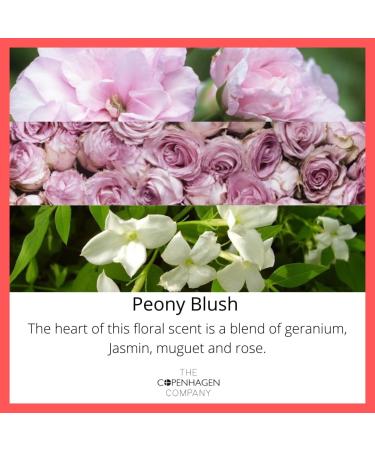 Luxury Scented Candles Gifts for Women | Natural Wax Blend | 65 Hours Burn time | Hotel Collection - Peony Blush (21oz) by The Copenhagen Company - Buy Online on SooperMarket.com