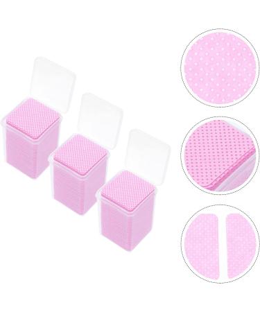 Beaupretty 600pcs Glue Cleaning Pads - Cotton Fabric Wipes for Eyelash Extensions Makeup Removal & Manicure - Pink | International Shipping Available - Buy Online on SooperMarket.com