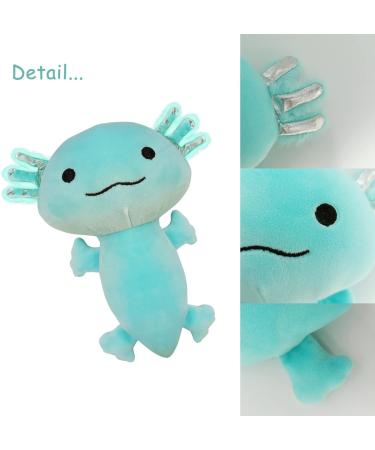 YILITI Axolotl Stuffed Animal Toy 9.8 Inch - Cute Soft Plush Doll for Boys and Girls (Blue) - Perfect Birthday Gift - Buy Online on SooperMarket.com
