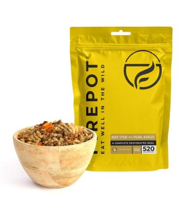 FIREPOT Beef Stew with Pearl Barley - Healthy Dehydrated Expedition Food (Regular)