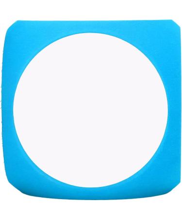 Fockety Write on Wipe Off Dice - 3.9in Blank EVA Dry Erase Cubes in Blue | Portable Teaching Aids for Writing Letters Numbers & Shapes | Vibrant & Cleanable - Buy Online on SooperMarket.com