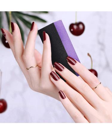 SKYPIA Nail Buffer 4-Sided Blocks Set for Sanding, Buffing, and Polishing - Nail Art Pedicure Manicure Tool (5 PCS) Purple - Buy Online on SooperMarket.com