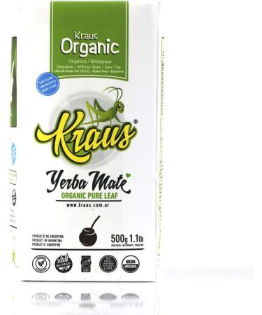 Kraus Pure Leaf Organic Yerba Mate 500g - Pack of 1 | Premium Quality - Buy Online on SooperMarket.com