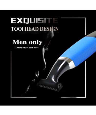 KEMEI Electric Razor & Beard Trimmer - Waterproof Cordless USB Rechargeable Groomer for Men & Women - Eyebrow Beard Facial & Body Hair Removal - Blue - Buy Online on SooperMarket.com