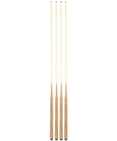 Players Set of 1 Piece Pool Cue Sticks - Professional Quality for Commercial Or Residential Use (4 or 8 Cues) 4 Cues