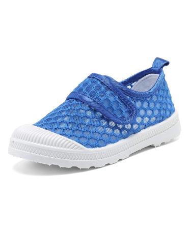 CIOR Boys & Girls' Breathable Mesh Slip-on Sneakers Sandals Water Shoe for Running Pool Beach Toddler/Kids 6.5 Toddler Blue-20