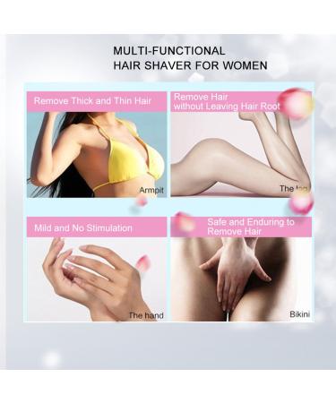 5-in-1 Facial Hair Remover & Eyebrow Trimmer - Electric Hair Removal Epilator for Women | Pink Beauty Tool - Buy Online on SooperMarket.com