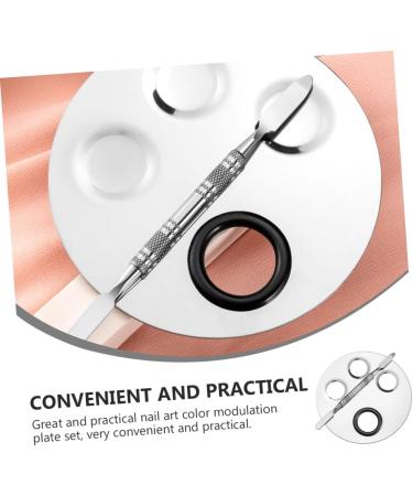 Buy 1 Set Palette Manicure Art Tool - Nail Color Mixing Tray & Kit for Perfect Nail Art | International Shipping - Buy Online on SooperMarket.com