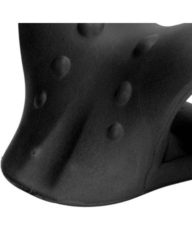 Cervical Traction Device Ergonomic Arcshaped Neck and Shoulder Relaxer for Pregnant Women for Home Use (Black) - Buy Online on SooperMarket.com