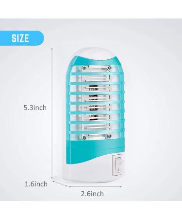 Indoor Bug Zapper Plug in - Electric Mosquito Killer Trap for Home - Gnat and Fly Eliminator - 4 Pack - Buy Online on SooperMarket.com