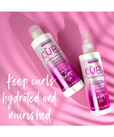 The Curl Company Curl Reviving Styling Spray - 200ml | Curplex with Moringa Oil | Define Curls & Waves - Buy Online on SooperMarket.com
