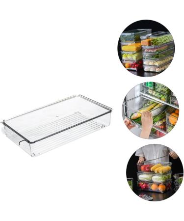 Alipis 1pc Box Refrigerator Storage Box Fridge Drawer Organizer Vegetable Storage Organizer Crisper Thicken - Buy Online on SooperMarket.com