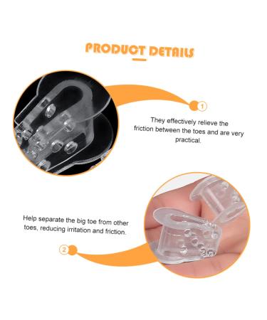Healeved Nail Gel - 3 Pairs Splitter Thumb Protector Silicone Pedicure Tools - Buy Online on SooperMarket.com