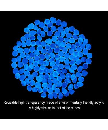 300 Colorful Fluorescent Stones - Bright Pebbles for Garden Decoration & Sidewalks - Buy Online on SooperMarket.com