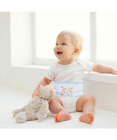 Ciieeo Baby Belly Button Band 4 Pcs - Cotton Infant Umbilical Cord Wrap for Newborns & Toddlers - Buy Online on SooperMarket.com