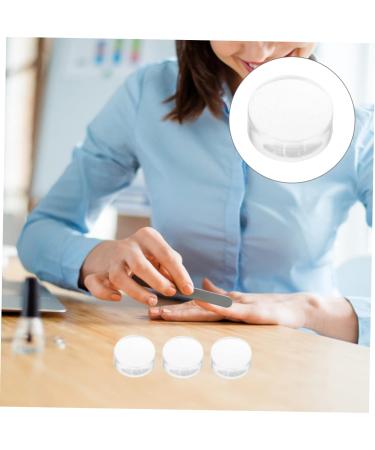 Ipetboom French Tip Nail Tool 6pcs Nail Art Silicone Stamp Silica Gel Cosmetic Transfer Seal Manicure Tools 2.50X2.50X1.30CM Transparent 1 - Buy Online on SooperMarket.com