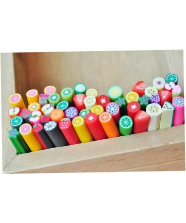 Pack Of 50 Cute Nail Art Canes Sticks Manicure Canes 3D Fruit Pattern Slices Perfect For Cellphone Decoration Nail Art Decoration(Fruit) - Buy Online on SooperMarket.com