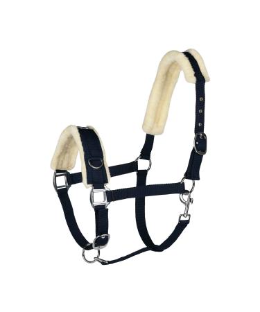 HORZE Lunging Cavesson Dark Blue Horse