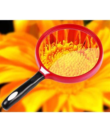  LOSCHEN 2.5x Handheld Reading Magnifier 130MM Large Magnifying Lens with Non-Slip Soft Handle Magnifying Glass Ideal for Reading/Exploring/Inspection/Maps/Hobbies and Crafts- For Kids/Adults/Elderly - Buy Online on SooperMarket.com