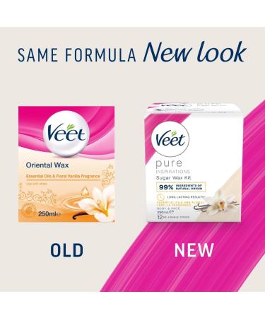 Veet Essential Oils & Floral Vanilla Microwave Waxing Kit 250ml - Pack of 1 - Buy Online on SooperMarket.com