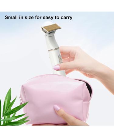 Dioche 5 in 1 Electric Hair Trimmer for Women - Rechargeable Low Noise Washable Clipper with 5 Heads for Eyebrows Nose and Face - International Shipping Available - Buy Online on SooperMarket.com