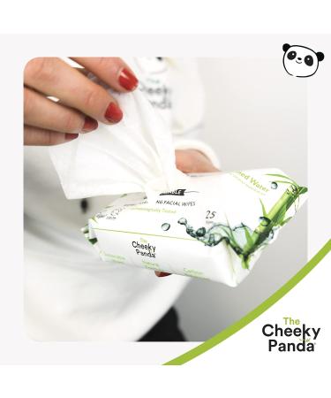 The Cheeky Panda Face Towels - Hypoallergenic Eco-Friendly Makeup Remover | Fragrance-Free Super Soft & Sustainable | Pack of 25 (2 Pack) - Buy Online on SooperMarket.com