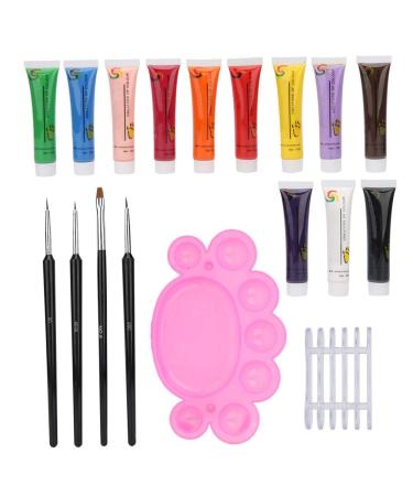 Nail Art Palette Kit - 4PCS Brush Pen for Easy Drawing | Exquisite Craftsmanship for Home and Beauty Salons - International Shipping Available - Buy Online on SooperMarket.com