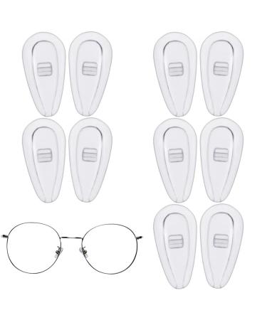 Bexdug nasal pads for glasses-5 pairs of silicone glasses-nose pad substitutes |Anti-slip glasses-nose cushion cushion glasses repair sets for men and women