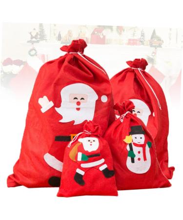 KOMBIUDA 4 1 Bags Medium Size Merry Christmas Sack Candy Bag for Christmas Oversized Child Handbag - Buy Online on SooperMarket.com
