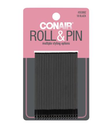 Conair Roller Pins  Black  1.6 Oz