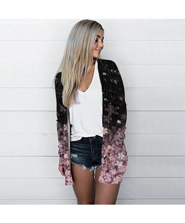 Long Shirt Outerwear Top Thin Warm Knitted Coat Women's Blouse V-Neck Shirt Tunic Long Women's Tunic Women's Shirt Casual Checked Shirt Women's Winter Chunky Knit Jacket E-pink. XXL - Buy Online on SooperMarket.com
