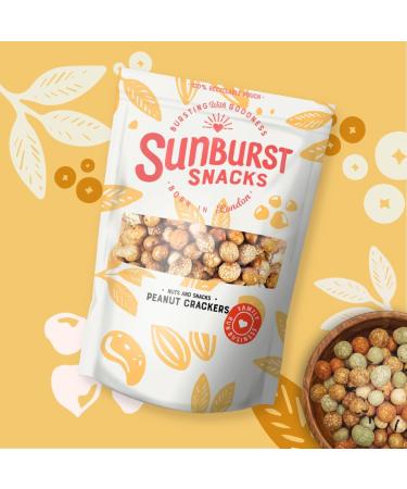 Sunburst Snacks Whole Peanut Crackers Crispy and Flavourful Non-GMO Recyclable & Resealable Pouch 500g - Buy Online on SooperMarket.com