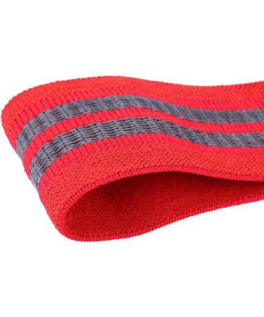 TREETDOBV Hip Glute Resistance Bands - Durable Fabric Elastic Workout Bands for Men & Women - Perfect for Leg & Thigh Exercises - Set of 3 Red Fitness Bands - Buy Online on SooperMarket.com