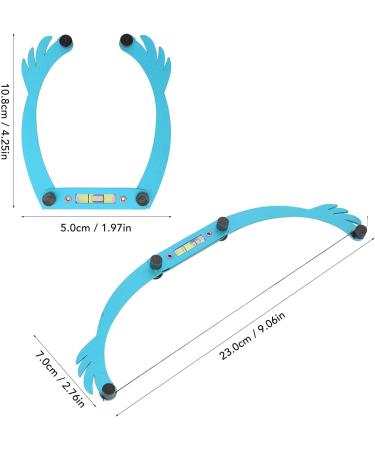 Eyebrow Mapping Tool Locking Design High Accuracy Simple Adjustable Eyebrow Marker Ruler for Salon (Blue) - Buy Online on SooperMarket.com