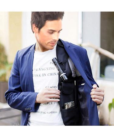 BlueStraw Anti-Thief Underarm Shoulder Bag | Concealed Multi-Purpose Safety Wallet | Right-Handed Men/Women Armpit Storage - Buy Online on SooperMarket.com