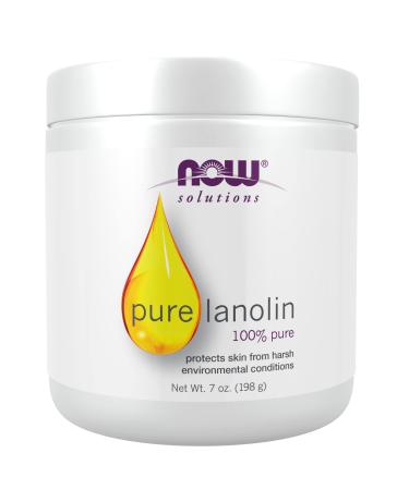 Now Foods Solutions Pure Lanolin 7 oz (198 g)