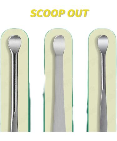 SOMROZ 6-Piece Ear Cleaning Tool Set 2023 - Professional Stainless Steel Earwax Removal Kit with Spiral Design and Portable Keychain Case - Buy Online on SooperMarket.com