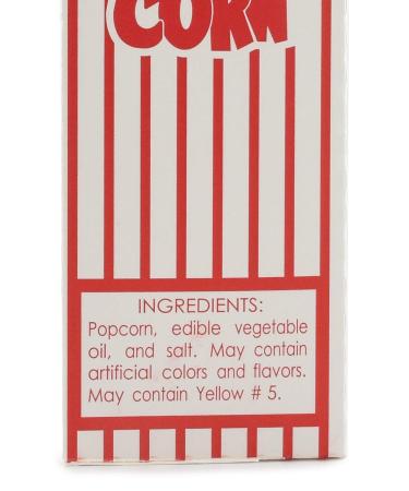 Snappy Popcorn 3-E Red & White Close Top Popcorn Boxes 1.25 Oz - 100 Count | Pack of 1 - Buy Online on SooperMarket.com