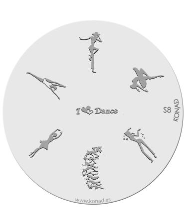 STAMPING STENCIL # S-08 BALLET/DANCE motifs