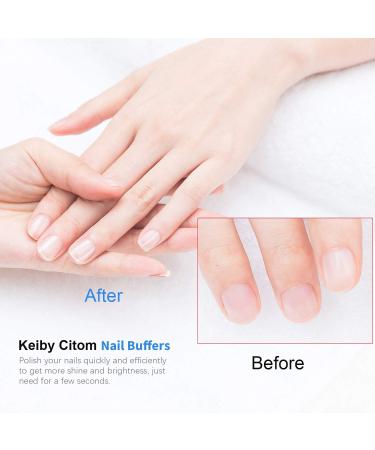 Professional Nail Buffer Set - 4-Sided Nail Files and Buffers for Shaping and Polishing - Natural Nail Shiner Buffer Blocks - Ideal for Nail Art and Gel - 2 Pcs - Buy Online on SooperMarket.com