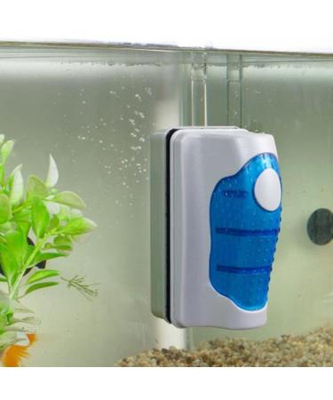 JRing Magnet Aquarium Cleaner, Algae Scraper for Glass Aquariums Aquatic Algae Cleaning Fish Tank Glass Cleaner Small