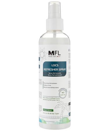 Made For Locs Vegan Rose Water Refresher Spray | Locs Moisturizer | Locs Deodorizer | Amazing Scents (Caribbean Vibez 8 oz) Caribbean Vibez 8 Fl Oz (Pack of 1)