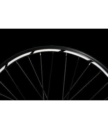 Reflector stickers for the bicycle - 40 stripes in the set - optimal for 27.5 28 and 29 inch rims - color black (white reflective) - High -quality stickers made of robust 3M quality reflex film