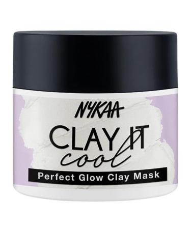 Nykaa Naturals Clay It Cool Clay Mask - Protects and Promotes Clear Skin - Rich in Antioxidants - 100 Percent Natural Botanicals - Perfect Glow - 1 oz