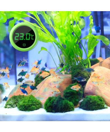 Digital Aquarium Thermometer - Mini LCD Waterproof Temperature Meter for Aquariums Reptiles & Terrariums - Buy Online on SooperMarket.com
