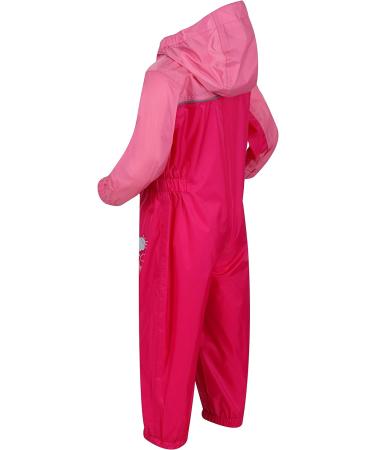 Regatta Kids Puddle Iv All-in-One Suit 18-24 Months Cabaret/Auro - Unisex Waterproof Rain Suit - Buy Online on SooperMarket.com