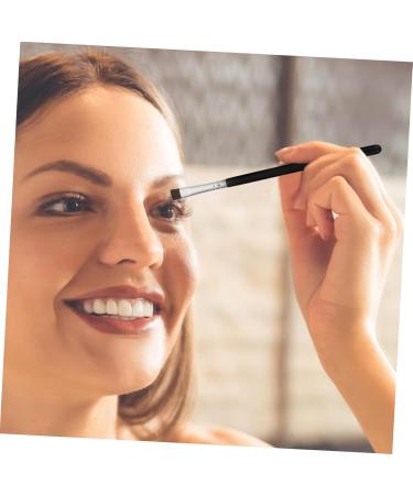 Baluue 30 Pcs Flat Eyebrow Brush Eyeliner Makeup Brush Flat Eyeliner Brush Eye Brush Artificial Fiber Black - Buy Online on SooperMarket.com