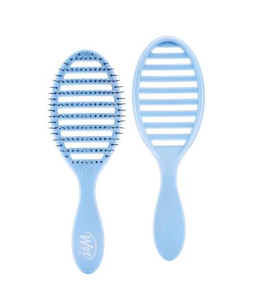 Wet Brush Speed Dry Hair Brush - Free Spirit, Sky - Vented Design and Ultra Soft HeatFlex Bristles Are Blow Dry Safe With Ergonomic Handle Manages Tangle and Uncontrollable Hair - Pain-Free