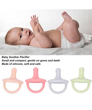 Silicone Baby Pacifier Set - 4PCS Breast-Like Design with Skin Texture for Nursery | International Shipping - Buy Online on SooperMarket.com
