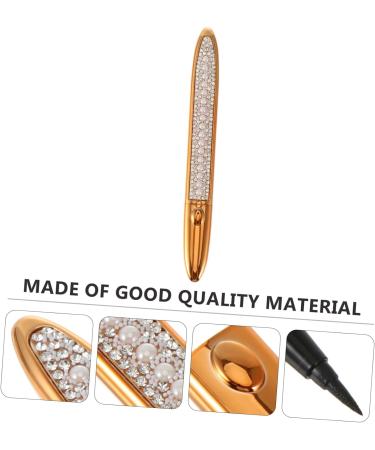 FOYTOKI 3pcs Self Adhesive Mascara Self- Adhesive Eyeliner Self-adhesive Eye Liner Lash Tools Golden Plastic - Buy Online on SooperMarket.com